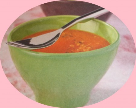 VELOUTE DE CAROTTE A LA CORIANDRE